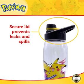 img 1 attached to 🔌 Silver Buffalo Pokémon Skate Graffiti Electrifying Pikachu Tritan Water Bottle: 28 oz, Screw Lid, Multicolored - Stay Hydrated in Style!