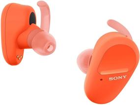 img 2 attached to 🎧 Беспроводные спортивные наушники Sony WF-SP800N с подавлением шума и встроенным микрофоном для телефонных звонков и голосового управления Алексой, оранжевые - эксклюзив от Amazon (WFSP800N/D)