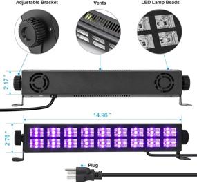 img 2 attached to 🎉 Gohyo Disco Light Effect: Transform Any Space into a Party with 36 LED Stage Lighting