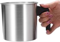 ourlitime 1200ml 304 stainless steel candle melting pot - wax melting cup for diy candle making and home store logo