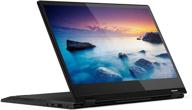 💻 lenovo 2-in-1 convertible laptop: 14inch fhd touchscreen, intel pentium gold, 4gb ram, 128gb ssd, windows 10 (renewed) logo