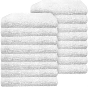 img 3 attached to 🔆 Avalon Towels Kitchen Bar Mop Towels – Value Pack of 30, 16x19 Inches, 100% Cotton, Absorbent, Multi-Purpose Cleaning & Dish Towels, Reusable – White