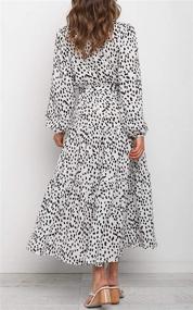 img 3 attached to 🐆 Chic and Playful: MITILLY Womens Leopard Ruffle Sleeve Women's Clothing and Dresses