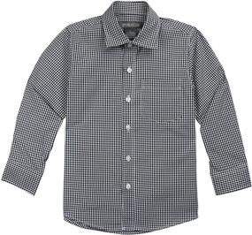 img 1 attached to Spring Notion Boys' Gingham Shirt: Stylish Clothing for Tops, Tees & Shirts