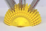 yellow hedgehog design tube holder logo