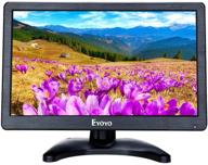 🖥️ eyoto 12" полноэкранный монитор full hd 1920x1080 ips lcd с hdmi с кабелем bnc - пк, камера, dvd, безопасность cctv, dvr, домашний офис, наблюдение логотип