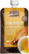 merrick grain-free bone broth dog food topper: 7 oz. chicken flavor, made in the usa – nutritious enhancer for your furry friend logo