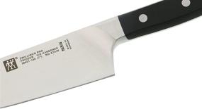 img 3 attached to 🔪 ZWILLING J.A. Henckels 38401-183 Chef's Knife, 7", Black/Stainless Steel: Superior Performance and Durability for Every Kitchen Task