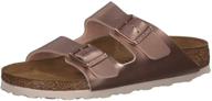 ботинки birkenstock arizona almond birko flor для мальчиков, размер 12,5 логотип