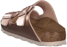 img 1 attached to Ботинки Birkenstock Arizona Almond Birko Flor для мальчиков, размер 12,5