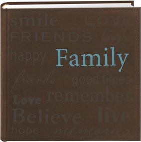 img 1 attached to 📸 Pioneer Photo Albums 4x6 Faux Suede Album in Multicolor - Holds 200 Photos