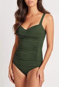 img 2 attached to 👙 Stylish Sovoyontee Womens Tankini Swimsuit: Fashionable Beachwear for Women