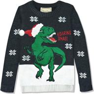 🎄 besserbay christmas fleece sweater: cozy boys' outwear for festive sweater season logo
