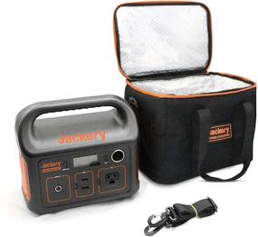 img 3 attached to Jackery EVA Travel & Business Carrying Case Bag for Explorer 240 and Explorer 300 Portable Power Station - Black (Explorer 240 Not Included)