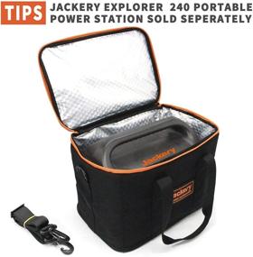 img 2 attached to Jackery EVA Travel & Business Carrying Case Bag for Explorer 240 and Explorer 300 Portable Power Station - Black (Explorer 240 Not Included)
