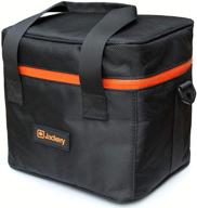 jackery eva travel & business carrying case bag for explorer 240 and explorer 300 portable power station - black (explorer 240 not included) logo