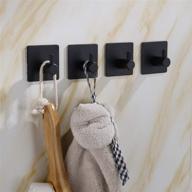 adhesive stainless hangers hanging bathrooms logo