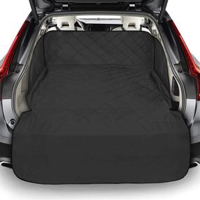 img 4 attached to 🐾 Waterproof Pet Cargo Cover Liner for SUV - PACKISM Dog Seat Cover with Side Flap Protector, Universal Fit for Vans, Sedans, and SUVs