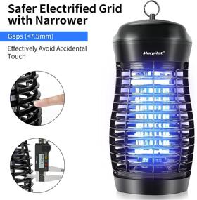 img 1 attached to Morpilot Bug Zapper Outdoor 4200V: Powerful 25W Mosquito Electric Zapper - 2,500 Sq Insect Fly Trap - Indoor & Outdoor Waterproof Lamp