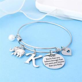 img 3 attached to Nimteve Bracelets Elephant Bracelet Inspirational