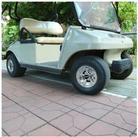 img 2 attached to ⛳️ Set of 4 World 9.99 Mall Golf Cart 10L0L Wheel Covers Hub Caps for Yamaha, Club CAR, EZ-GO, Par Car 8 Inch
