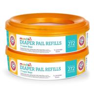 👶 munchkin arm & hammer diaper pail refill rings – 2 pack, 544 count total (272 count each) logo