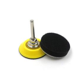 img 3 attached to 🪚 2 Inch (50mm) Hook and Loop Sanding Pad: 5 Pack with 1/4 Inches Shank Drill Attachment and Soft Foam Layer Buffering Pad