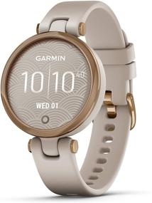 img 4 attached to 🌸 Garmin Лили: Маленькие GPS Смарт-часы, сенсорный экран и узорное стекло в розовом золоте и светлом беже