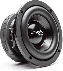 img 4 attached to 🔊 Skar Audio EVL-65 D4: 6.5" 400W Max Power Dual 4 Ohm Car Subwoofer - Superior Sound and Performance!