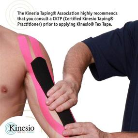 img 1 attached to 🏋️ Kinesio Taping Tex Gold FP - Beige - 2 in. x 13 ft - 2 Pack: Elastic Therapeutic Athletic Tape for Effective Support and Relief