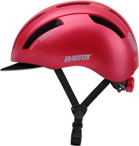 img 4 attached to BATFOX Bicycle Helmets Reflective Anti Scratch