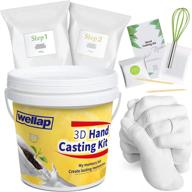 🖐️ creative hand casting kit - personalize your memories with diy plaster statue molding kit for baby hand and feet mold keepsake - perfect anniversary, birthday, or wedding gift (l) logo