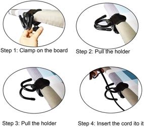 img 1 attached to 🔗 YYST Steam Iron Cord Holder & Universal Clip Combo: Say Goodbye to Tangled Wires!