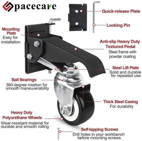 img 3 attached to 🔧 Enhance Efficiency and Ergonomics with SPACECARE Retractable Adjustable Polyurethane Construction Material Handling Products