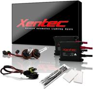 🔹 xentec h11 (h8/h9) 8000k hid лампочка и тонкий балласт в комплекте - 1 пара (светло-синий) логотип