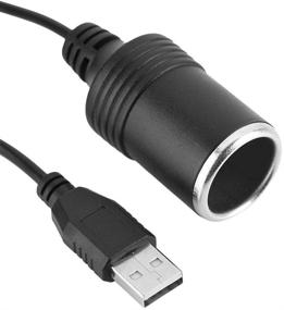 img 1 attached to 🔌 Bewinner USB-порт в 12V автомобильное гнездо для зажигалки Женский конвертер адаптерный кабель: Подключите к вашему видеорегистратору и электронной собаке с помощью этого автомобильного зарядного устройства