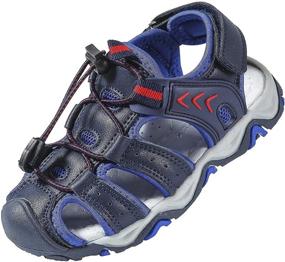 img 4 attached to GOERTEK Boys' Sandals - Ideal for Adventure Activities and Outdoor Fun