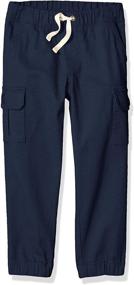img 3 attached to Boys' Clothing: Amazon Essentials Toddler Cargo Pants, Perfect Pants for Active Toddlers