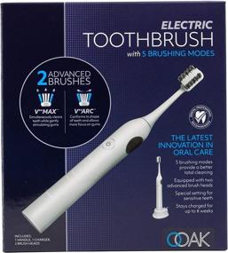 img 3 attached to 🦷 Enhanced Oral Care: Ooak Electric Toothbrush with 5 Brushing Modes and 2 Advanced Brushes