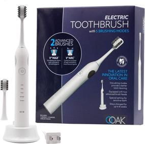 img 4 attached to 🦷 Enhanced Oral Care: Ooak Electric Toothbrush with 5 Brushing Modes and 2 Advanced Brushes