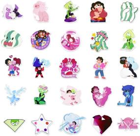 img 1 attached to 100-Piece Set: Steven Universe Waterproof Vinyl Cute Cartoon Stickers for Cars, Laptops, Water Bottles, Luggage, Snowboards - Fun Decals