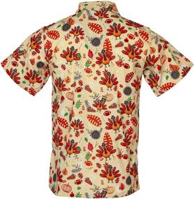 img 1 attached to 🦃 Hilarious and Festive: Funny Guy Mugs Thanksgiving Hawaiian Shirt