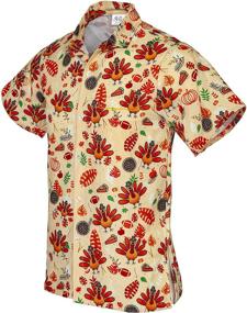 img 3 attached to 🦃 Hilarious and Festive: Funny Guy Mugs Thanksgiving Hawaiian Shirt