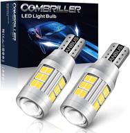💡 combriller 912 921 led bulb: super bright 3600 lumens backup reverse light bulbs for pickup trucks and cargo lights, canbus error free logo