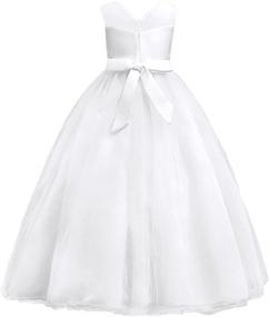img 1 attached to 👗 Wedding Princess Pageant Dresses for Bridesmaid Girls' Clothing