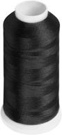 🧵 desirable life bonded nylon n66 sewing thread - ultimate strength for leather, denim, and more - waterproof and high temperature resistant - 1500 yards - size #69 t70 210d/3 - ideal for hand and machine craft, shoe & bag repair (black) logo