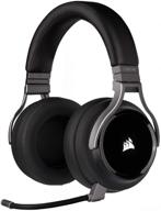 🎧 corsair virtuoso wireless gaming headset - high-fidelity 7.1 surround sound with broadcast quality microphone - memory foam earcups - 20 hour battery life - compatible with pc, ps5, ps4 – carbon, premium logo