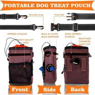 🐶 eduplink dog treat training pouch: large capacity kit with 3 wearing options, built-in poop bag dispenser, waterproof & easy to clean logo