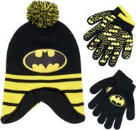 boys' cold weather accessories: dc comics batman winter mittens - get cozy! logo