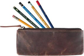 img 1 attached to ELIZO Leather Naked Pencil Case